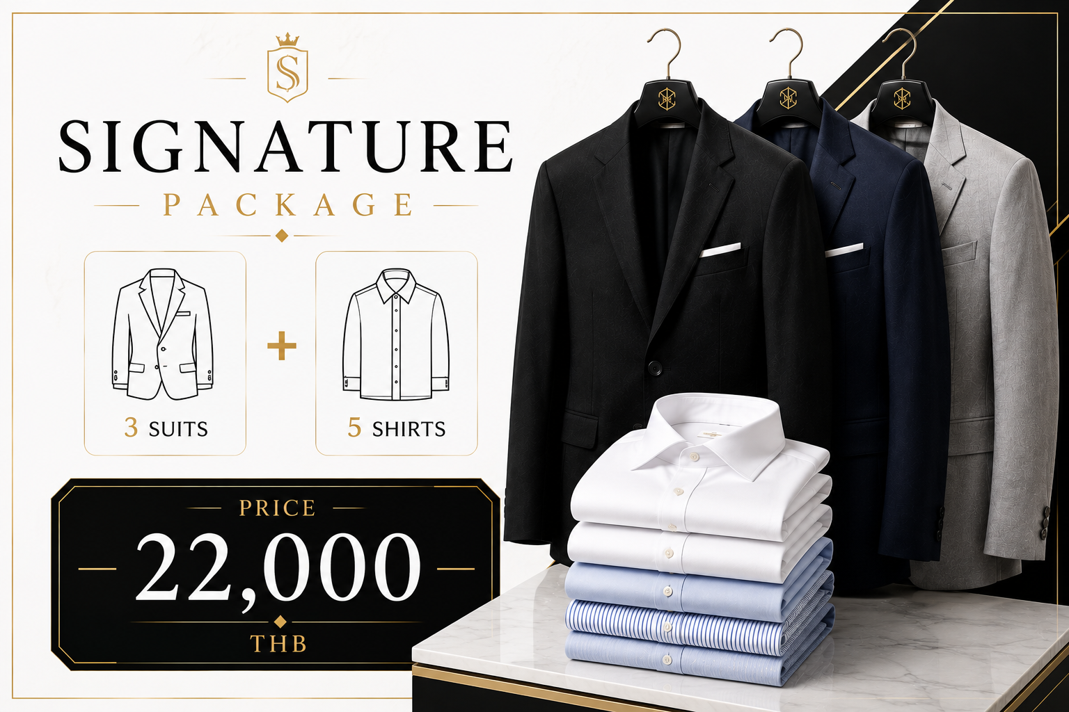 The Signature Package — Urban Stitch Tailor pricing