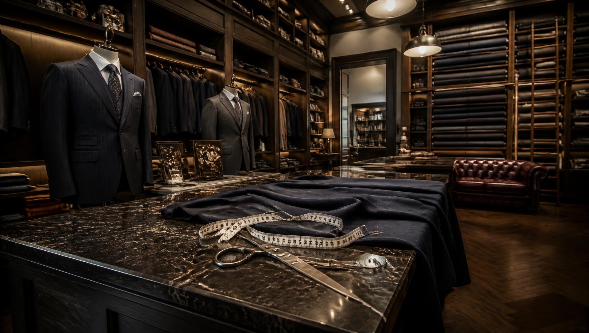 Premium bespoke tailoring atelier at Urban Stitch Tailor
